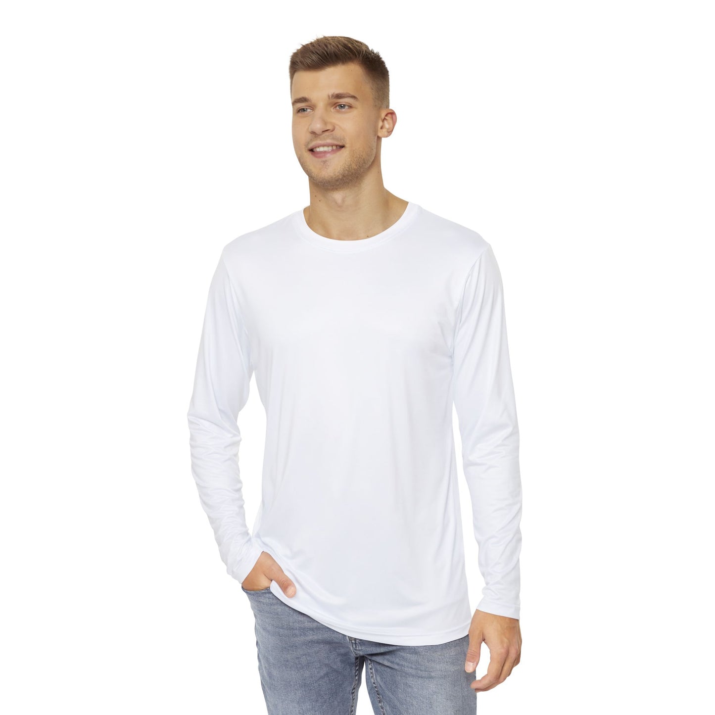 Men's Long Sleeve Shirt (AOP) - (Back Print)