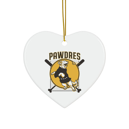 SAN DIEGO PAWDRES - Ceramic Ornament, 4 Shapes