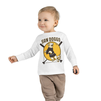 San Doggo Padres - Toddler Long Sleeve Tee