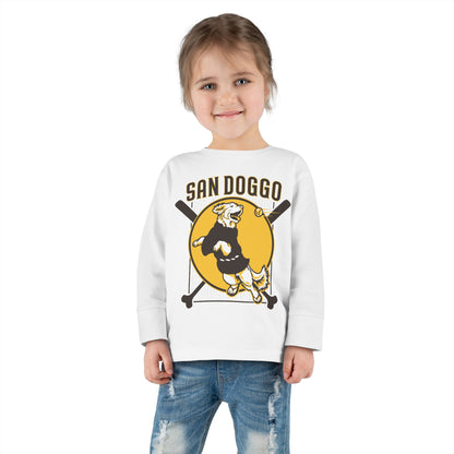 San Doggo Padres - Toddler Long Sleeve Tee