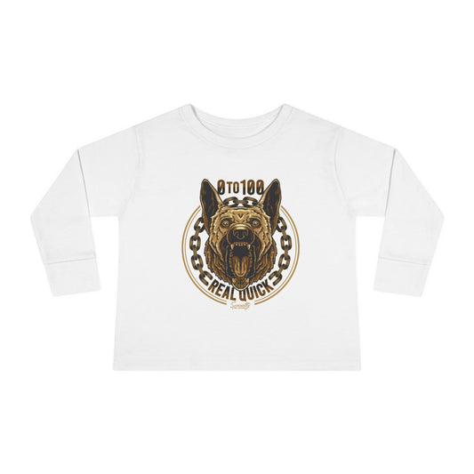 0 to 100 - Toddler Long Sleeve Tee