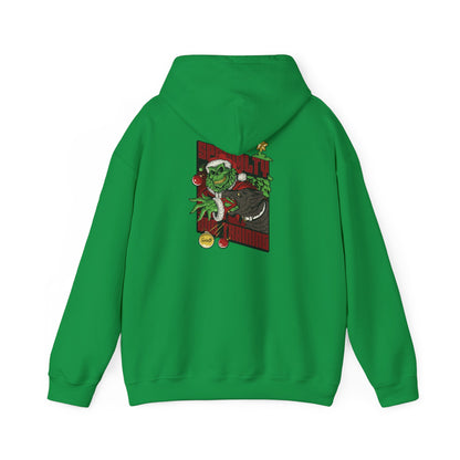 Holiday Grinch Decoy - Unisex Heavy Blend™ Hooded Sweatshirt (Back Print)