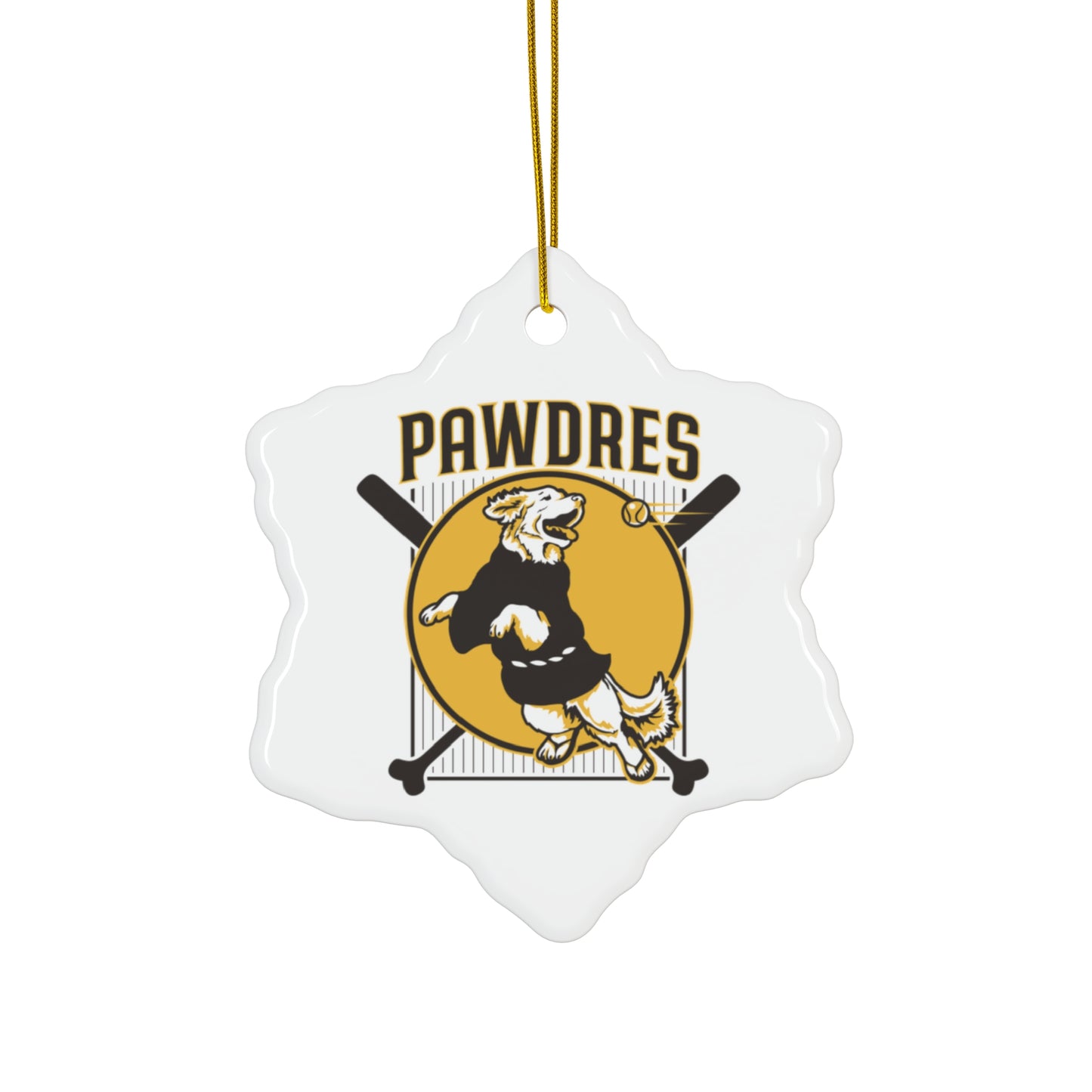 SAN DIEGO PAWDRES - Ceramic Ornament, 4 Shapes